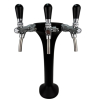 BieTal® Classic Cobra Sprudel Wasser Schanksäule Zapfsäule 3-ltg schwarz matt