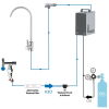 BieTal® Sprudel Wasser Gerät Anlage ohne Kühlung REFURBISHED Wasserhahn & Filter