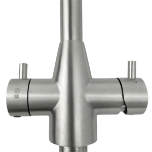 BieTal® BT-503 5-Wege Wasserhahn Küchenarmatur Mischbatterie L-Auslauf Edelstahl