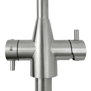 BieTal® BT-503 5-Wege Wasserhahn Küchenarmatur Mischbatterie L-Auslauf Edelstahl