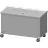 Mobile Edelstahl Biertheke Rollen – BieTal® Profi Ausschanktheke 1400x700x900mm