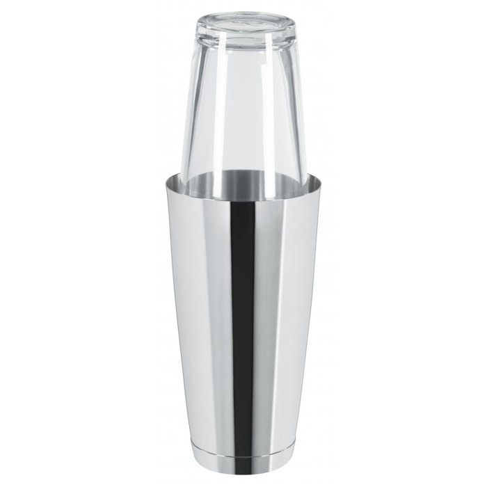 Boston Shaker 28 oz = 828 ml. mit Original Mixing Glas ohne Kälteschutz