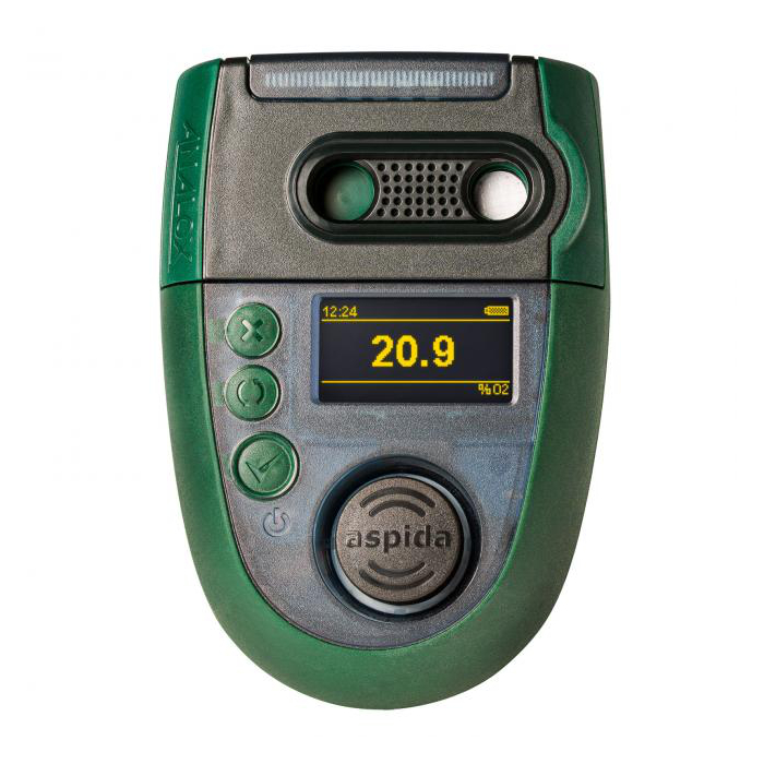 Analox Aspida Portables Gaswarngerät mobiles Messgerät für Sauerstoff O2