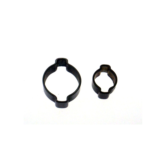 Schlauchschellen Edelstahl 2-Ohr-Klemmen für 4mm, 7mm, 10mm Schläuche